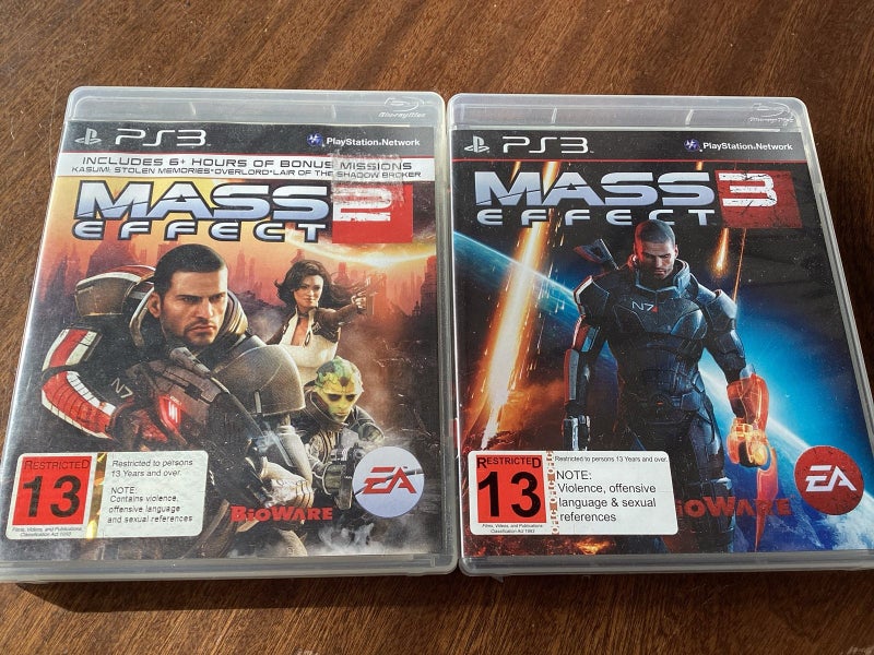 Mass Effect 2 and 3 - PS3 games Carousel 1