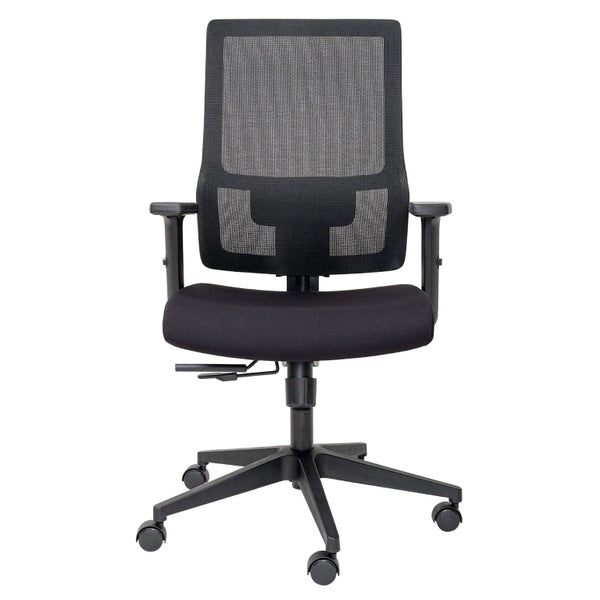 Buro Mantra Ergonomic Task Chair with Armrest, Black Nylon Base, Assembled Carousel 1
