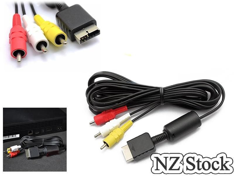 PS2 PS3 AV Audio Video Cable (Auckland Stock) Carousel 6
