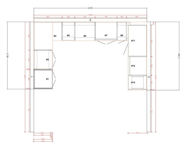 Ex Demo plywood throughout kitchen or kitchen starter Carousel 8