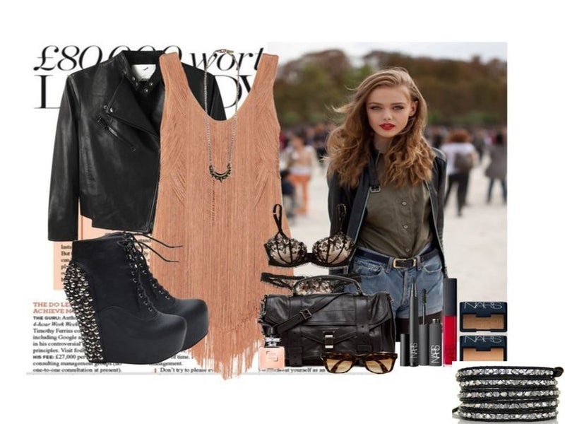 Wrap 5 Crystal Beaded Leather Bracelet Carousel 3