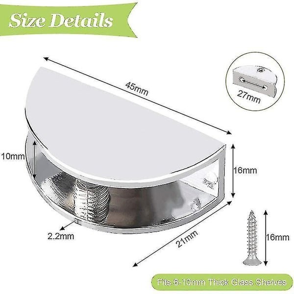 Adjustable Glass Shelf Brackets Carousel 2