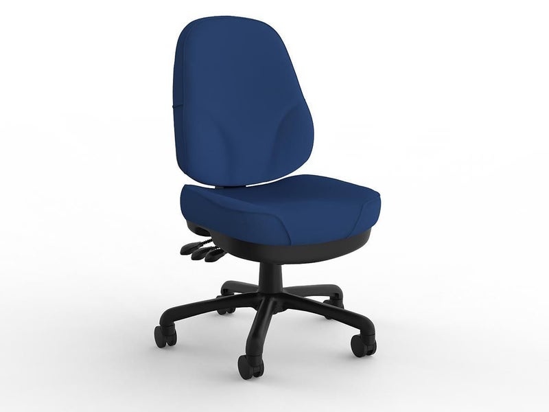 Knight's Plymouth 3 Lever Crown Fabric Task Chair Carousel 1