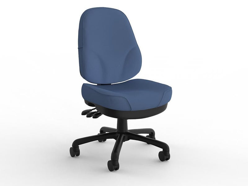 Knight's Plymouth 3 Lever Crown Fabric Task Chair Carousel 1