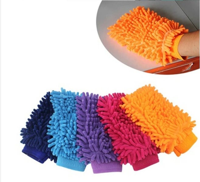 Microfibre Washing Cleaning Glove / Car Wash Mitt Scratch Free Washing Glove Carousel 2