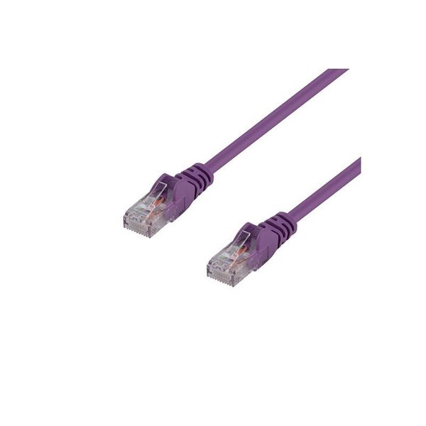 Dynamix 3m Purple Cat6 Cable UTP Patch Lead 250MHz (PLP-C6A-3) Carousel 1