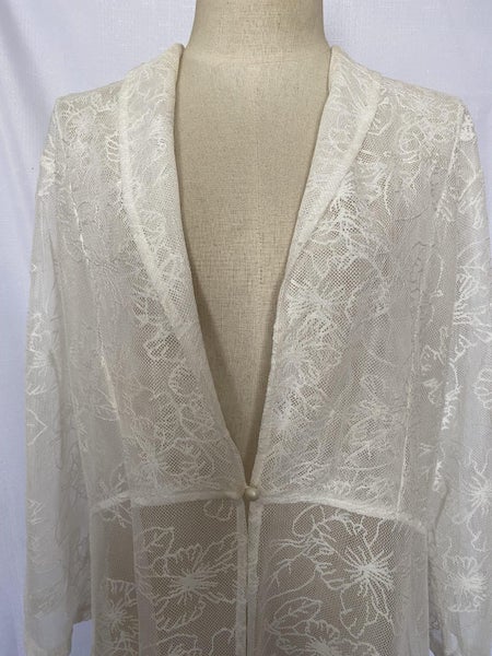 *MERRIC* ESSENTIAL LIGHTWEIGHT LONG LINE LACEY CARDI PLUS SIZE (18) Carousel 2