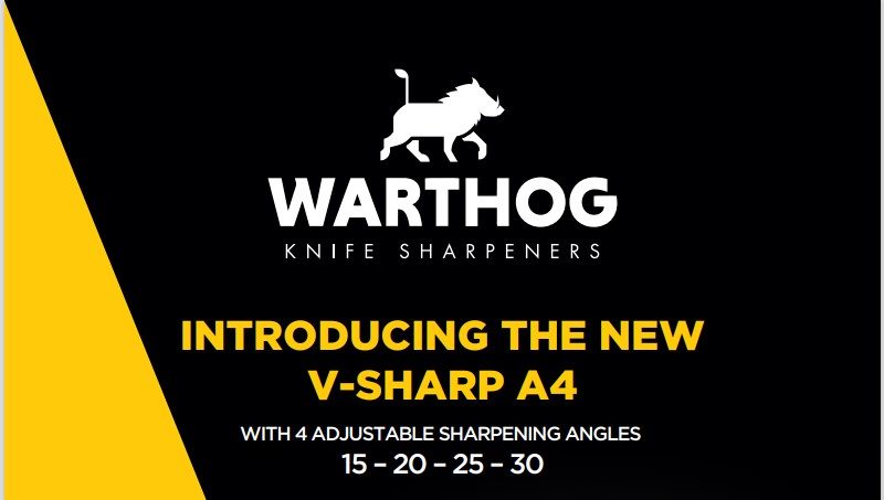 Warthog Knife Sharpener V-Sharp A4 BLACK62932726079106112