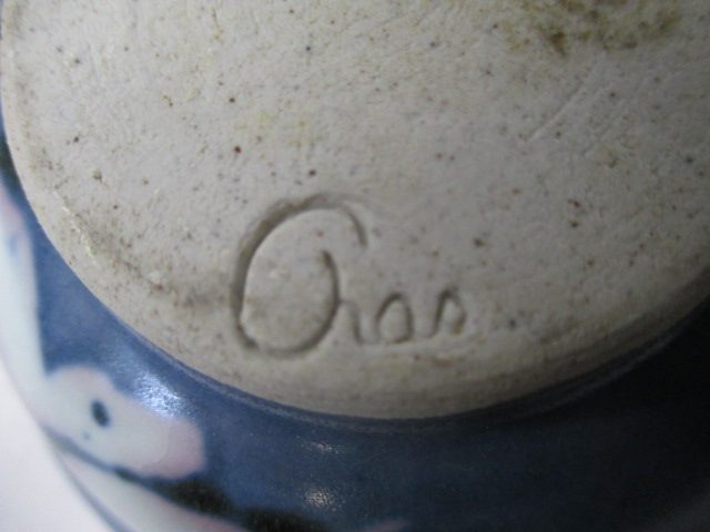 MORTAR + PESTLE. SIGNED. HAND POTTED Carousel 2