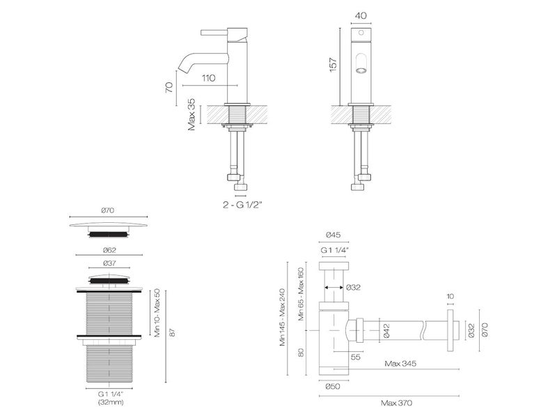 Verso Projections 40 Basin Package *Excess Stock* Was $999 Carousel 4