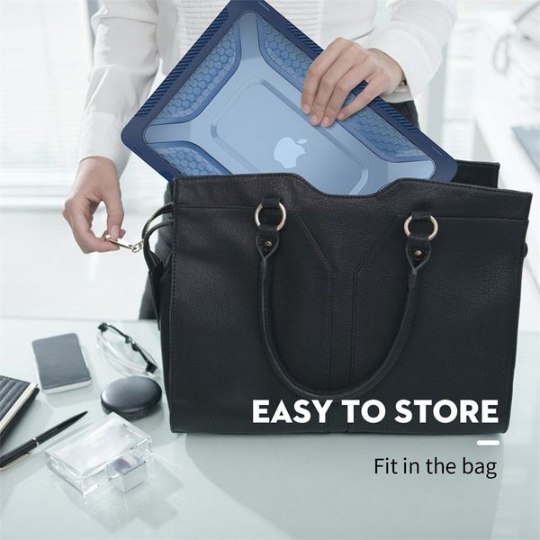 MacBook Air 13 inch Case 2018-2020 Heavy Duty Honeycomb Hard Shell-Khaki Carousel 8