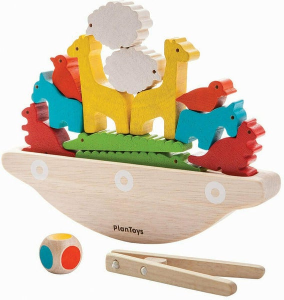 Plan Toys Wooden Balancing Boat Carousel 1