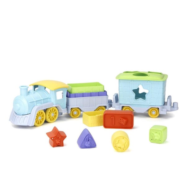 Green Toys Stack & Sort Train Carousel 1