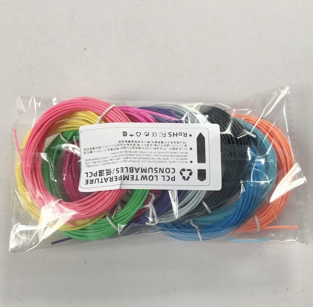 50M 10 Colors PCL 3D Pen Filament Refill Carousel 1