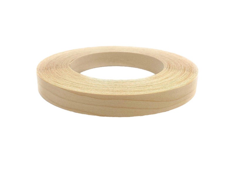 10m Wood Grain Edge Banding 15mm Pre-glued Melamine Iron-on Edging Tape Carousel 1