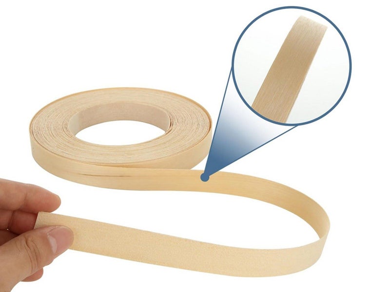 10m Wood Grain Edge Banding 15mm Pre-glued Melamine Iron-on Edging Tape Carousel 5
