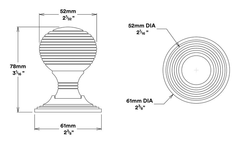 Iver Guildford Door Knob on Round Rose Passage Kit Carousel 2