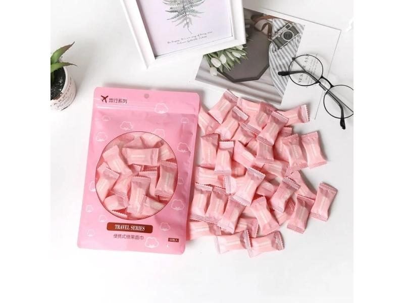 New 10/20/50Pcs Outdoor Travel Magic Towel Tablets Cloth Wipes Carousel 1
