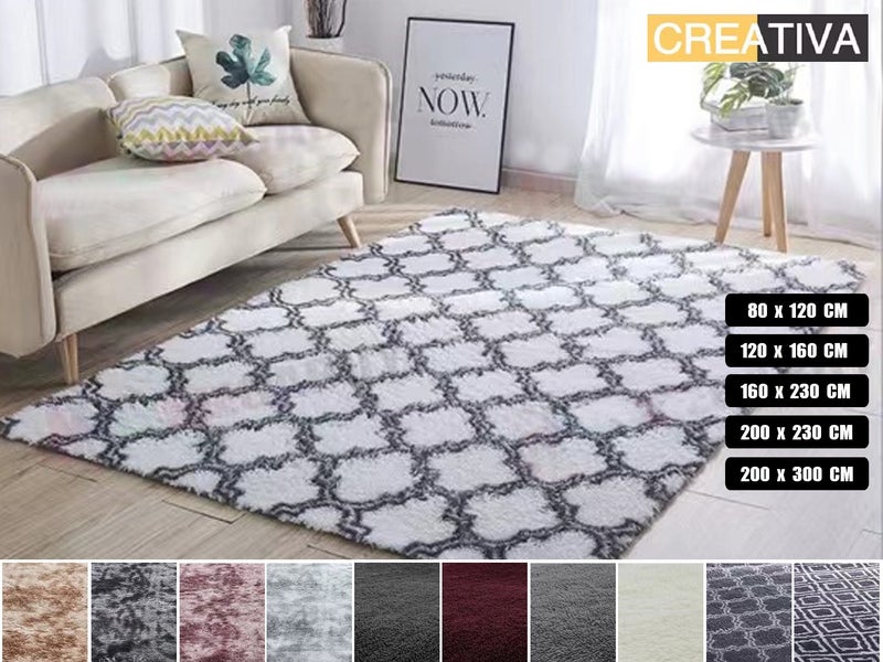 Shaggy carpet rug 160x230 * Silver Tip Carousel 15