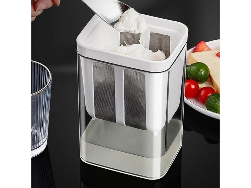 Yogurt Strainer Greek Yogurt Maker Soy Milk Nut Greek Usage Food Strainer Carousel 1