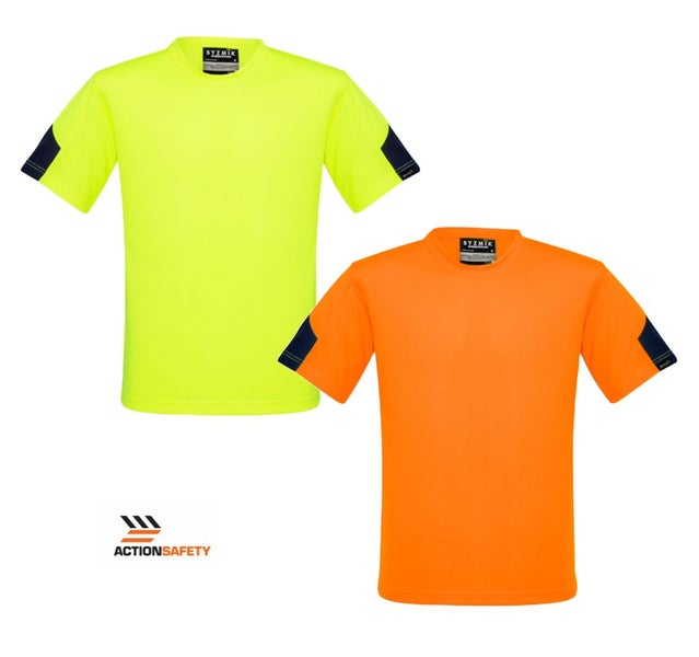 Syzmik Mens Hi Vis Squad T-Shirt - 2 Colour Options - Sizes XS to 7XL Carousel 1