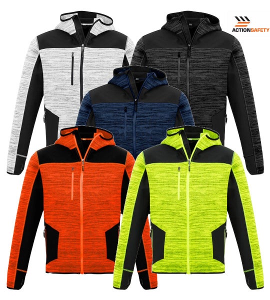 Syzmik Unisex Streetworx Reinforced Knit Hoodie - 5 Colours - 2XS to 7XL Carousel 1