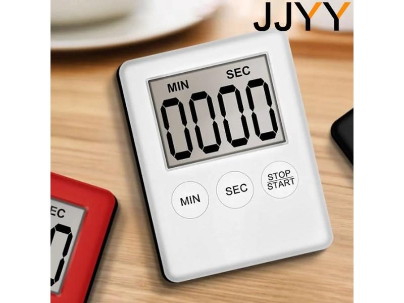 Super Mini LCD Digital Display Kitchen Timer Square With Countdown Alarm Carousel 2