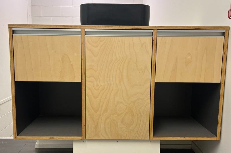 Ex-Showroom Plywood Vanity with birch veneer ply door fronts Carousel 6