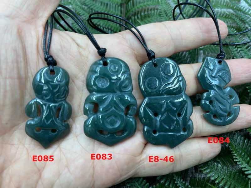 Nephrite Jade Greenstone Tiki Carousel 1