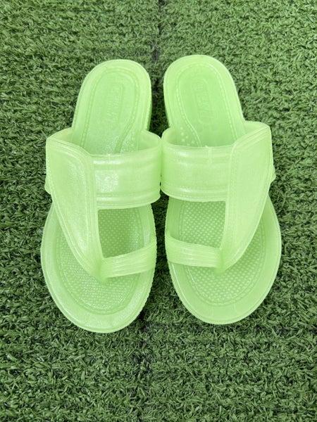 Brand new!! Kid's Sandals "Gyosan" Night light GREEN size UK 2L (JP 21cm) Carousel 1
