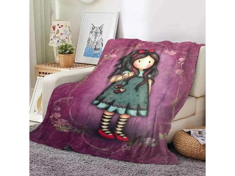 Santoro Gorjuss Cute Throw Blanket Fluffy Soft Blankets Couch Custom Sofa Bed Carousel 1