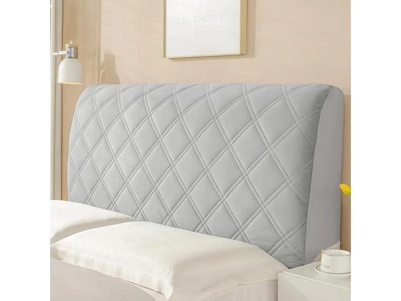Super Soft Smooth Quilted Head Cover Thick Velvet Bed Back Dust Protector Cover Carousel 1