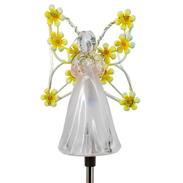 Solar Angel Garden Stake Lights-Yellow New Carousel 1