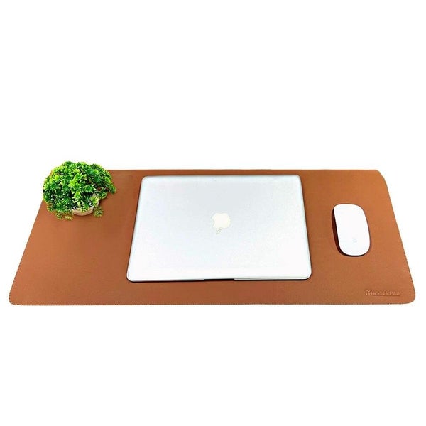 Non-slip Pu Leather Desk Blotter,laptop Desk Pad,mouse Pad,office Desk Mat Carousel 1