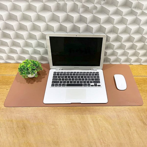 Non-slip Pu Leather Desk Blotter,laptop Desk Pad,mouse Pad,office Desk Mat Carousel 4