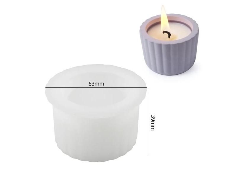 Ship Shape Candle Jar Oval Cement Plaster Mold For Home Decor Carousel 1