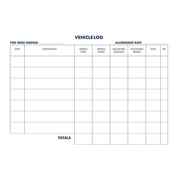 Collins Vehicle Log Book Carousel 2