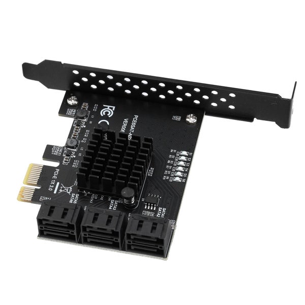 Expansion Card PCI-E to 6-Port SATA3.0 Hard Disk 6G ASM1166 Master GEN3 Carousel 2