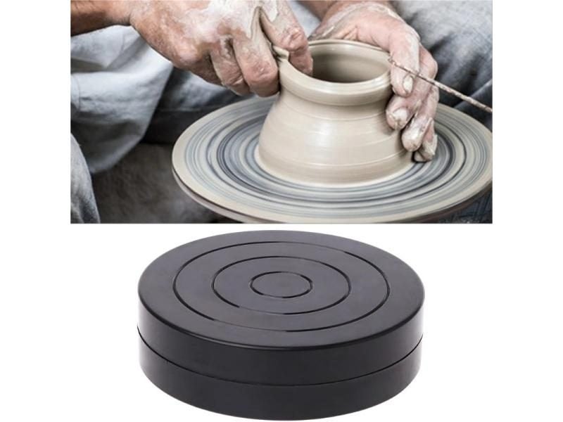 11.5cm Plastic Turntable Pottery Clay And Plastic Tools Manual DIY Tools 360 Carousel 1