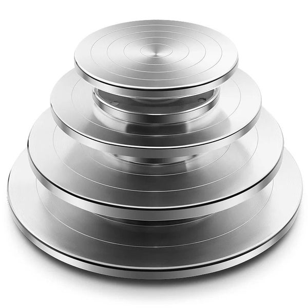 11-30CM Pottery Wheel Aluminum Alloy Pottery Turntable Double-Sided Pottery Carousel 2