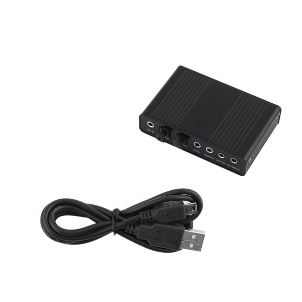 6 Channel Sound Card USB External Digital Optical Carousel 2