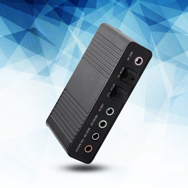 6 Channel Sound Card USB External Digital Optical Carousel 3