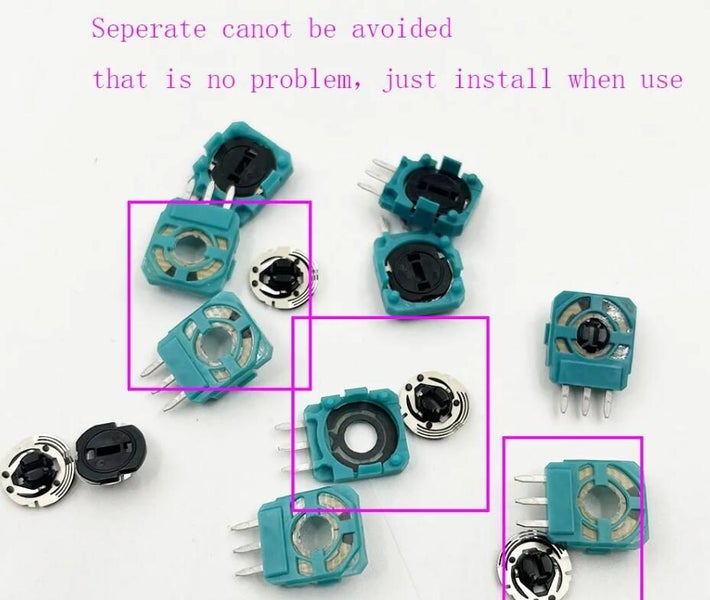 PS5 PS4 Controller Joystick Axis Analog Sensor 3 Pin Module Micro Switch Button Carousel 4