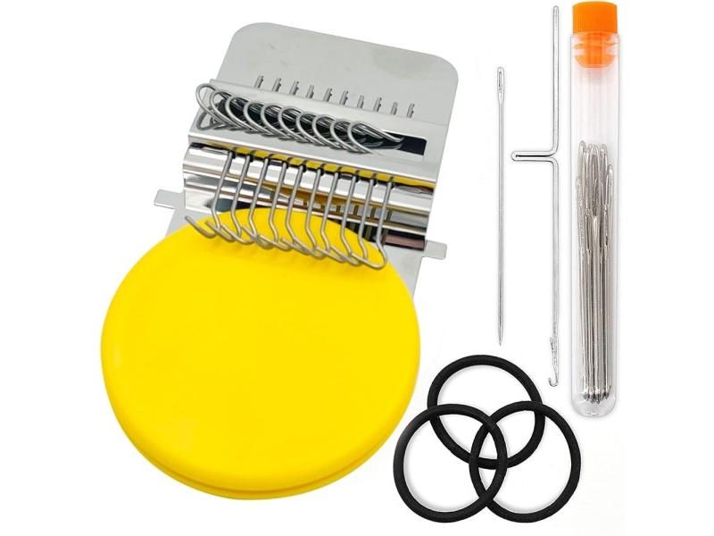 Mini Darning Knitting Machine Small Loom Machine Tools Easy To Carry Small Loom Carousel 1