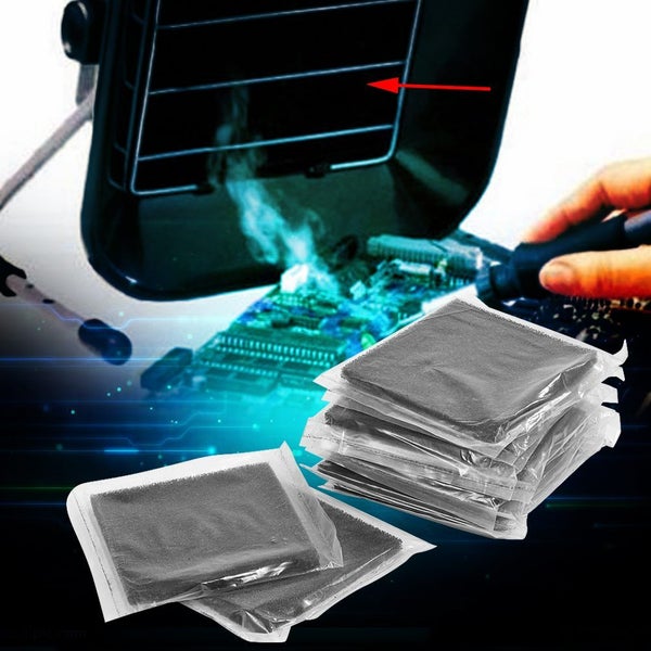 10pcs Activated Carbon Filters 13cm x 13cm for Soldering Smoke Absorber Carousel 3