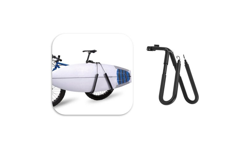 PTN Surfboard Bike Rack Boogie Board Shortboard Wakeboard Carrier Bicycle Mount Carousel 1