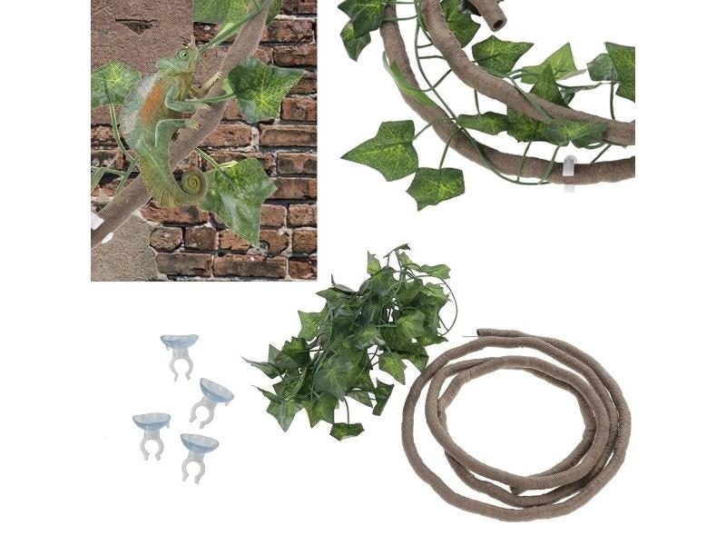 Reptile Vine Jungle Rattan Tree Strip For Pet Terrarium Decoration Carousel 2