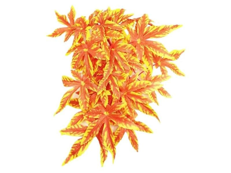 Reptile Plant Plastic Simulation Leaf With Sucker For Aquarium Decoration Carousel 1