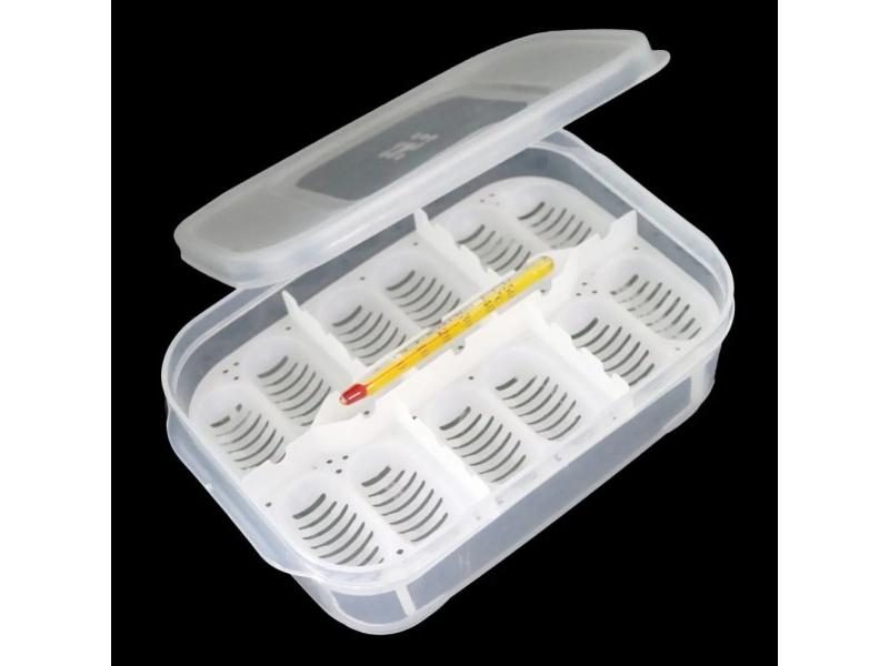 DIY 12 Grids Hatch Box Snake Lizard Reptile Egg Tray Boxes Hatching Eggs Device Carousel 1