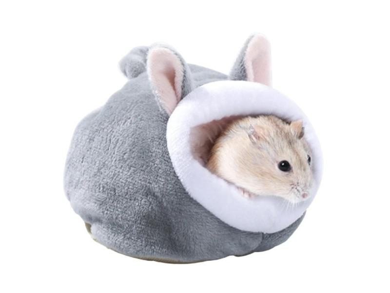 Windproof Hamster Nest Hamster House Glider Guinea Pigs Bunny Winter Plushy Carousel 1
